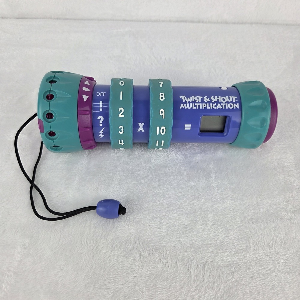 LeapFrog 1998 Twist And Shout Multiplication Math Learning Toy Tested Working